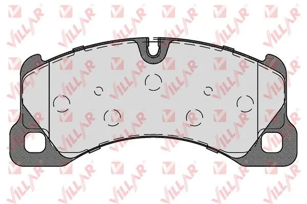 Brake Pad Set, disc brake (626.1738)