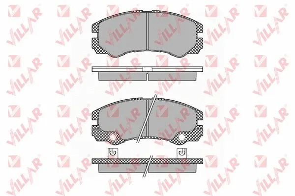 Brake Pad Set, disc brake (626.1353)