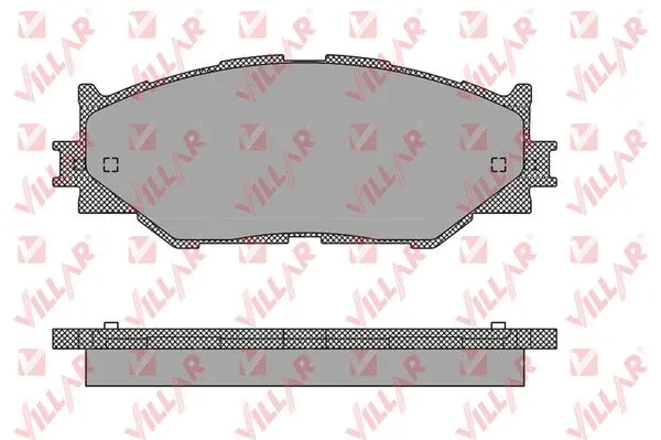 Brake Pad Set, disc brake (626.1412)