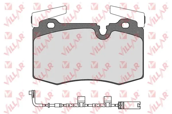 Brake Pad Set, disc brake (626.1556A)