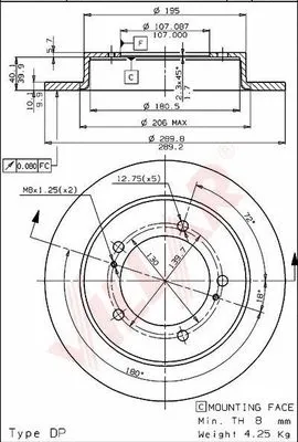Brake Disc (628.1095)