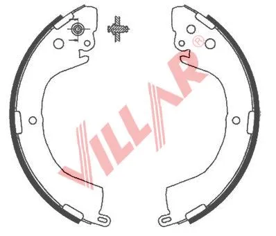 Brake Shoe Set (629.0821)