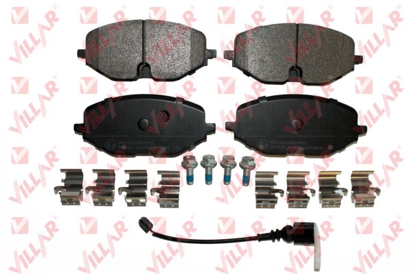 Brake Pad Set, disc brake (626.2184AK)