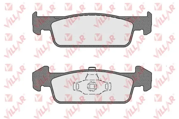 Brake Pad Set, disc brake (626.1796)