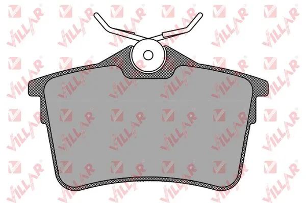 Brake Pad Set, disc brake (626.1500)