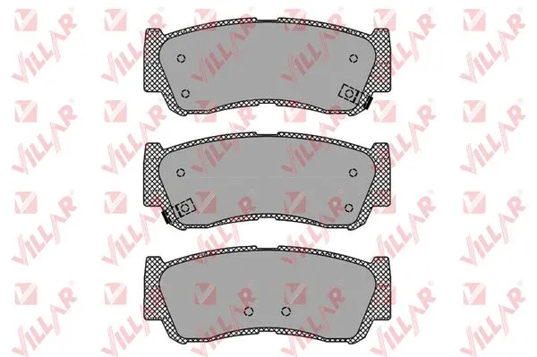 Brake Pad Set, disc brake (626.1417)