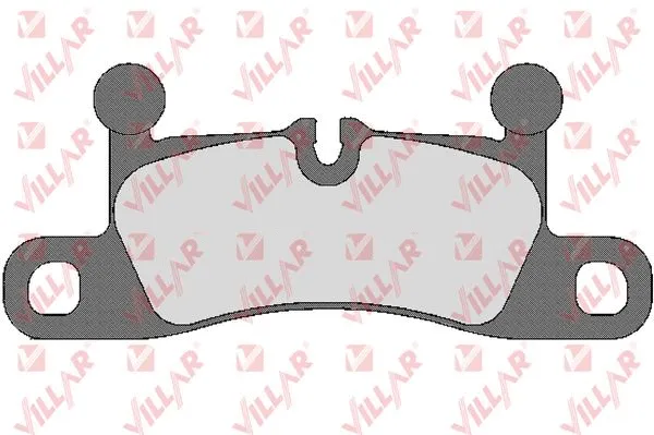 Brake Pad Set, disc brake (626.1755)