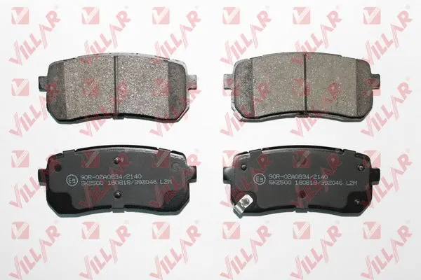 Brake Pad Set, disc brake (626.2046)
