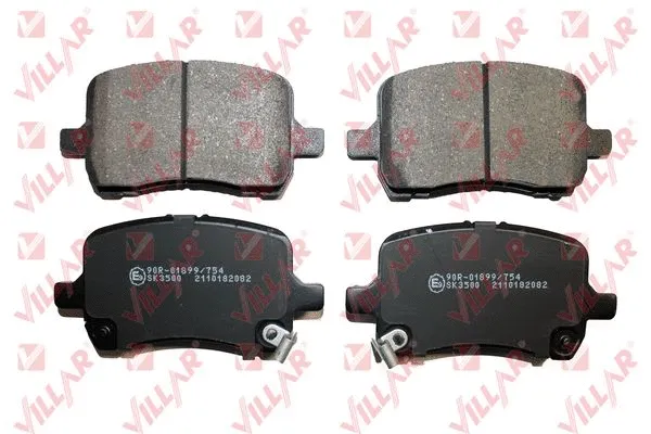 Brake Pad Set, disc brake (626.2082)