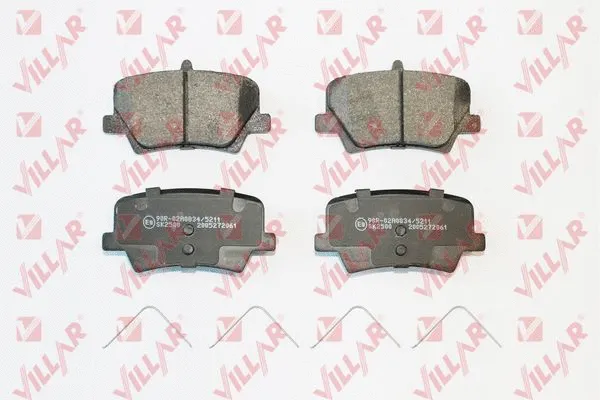 Brake Pad Set, disc brake (626.2061)