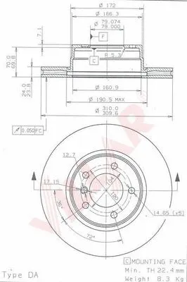 Brake Disc (628.1866)