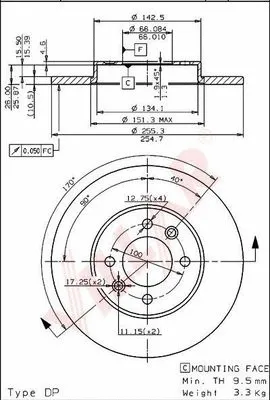 Brake Disc (628.1219)