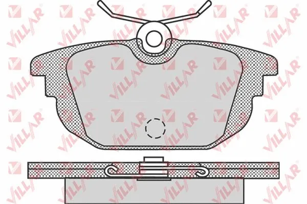 Brake Pad Set, disc brake (626.0736)