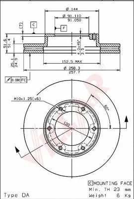 Brake Disc (628.1800)