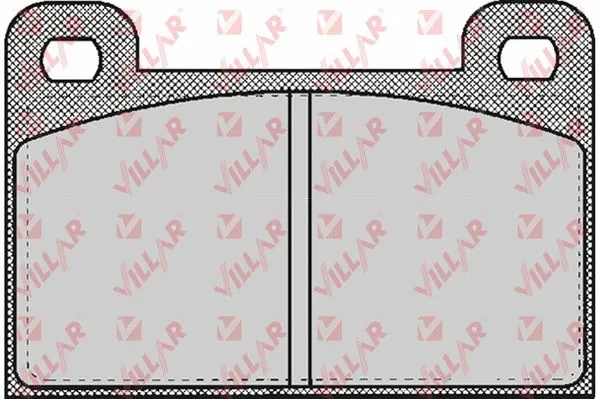 Brake Pad Set, disc brake (626.0491)