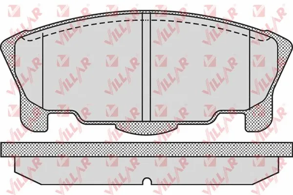 Brake Pad Set, disc brake (626.0937)