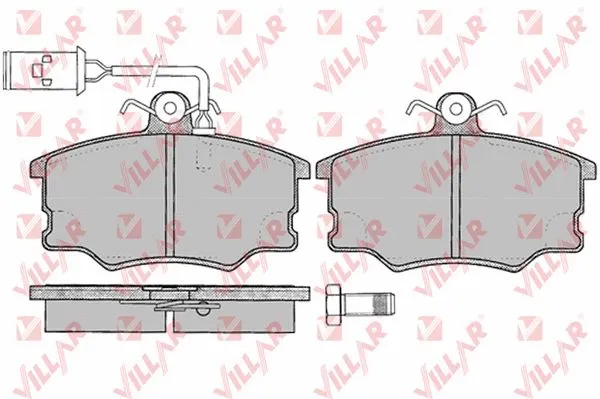 Brake Pad Set, disc brake (626.0033)