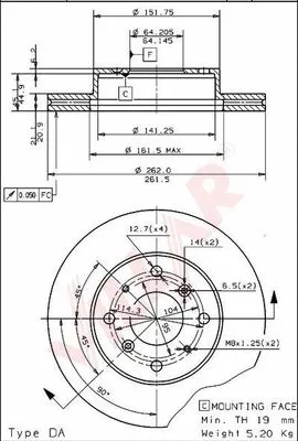 Brake Disc (628.1767)