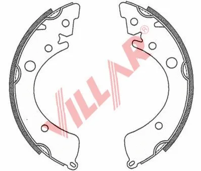 Brake Shoe Set (629.0735)