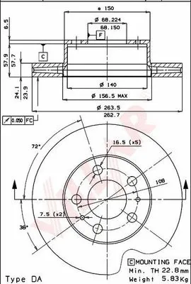 Brake Disc (628.1626)