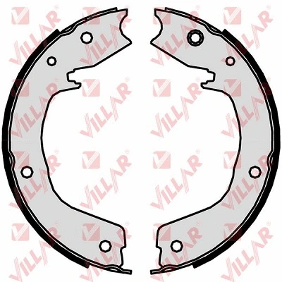 Brake Shoe Set, parking brake (629.0312)