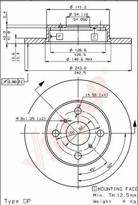 Brake Disc (628.1658)