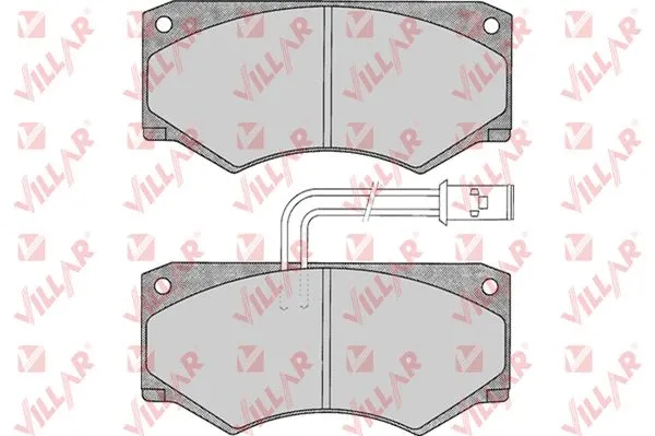 Brake Pad Set, disc brake (626.0292)