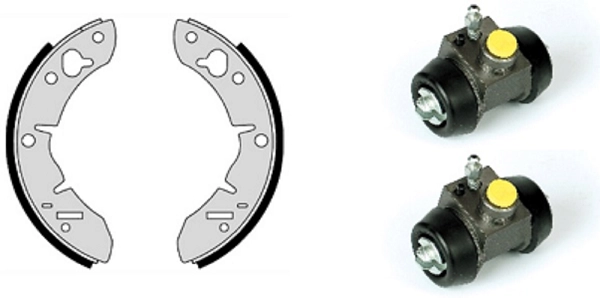 Brake Shoe Set (608.8326)