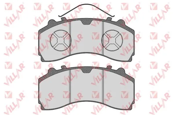 Brake Pad Set, disc brake (626.1777)