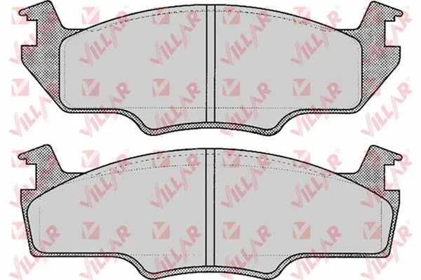 Brake Pad Set, disc brake (626.0227)