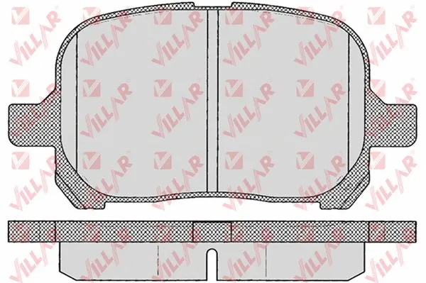 Brake Pad Set, disc brake (626.0953)