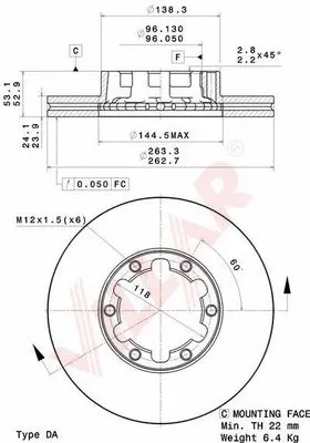 Brake Disc (628.0924)