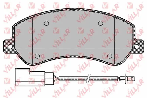 Brake Pad Set, disc brake (626.1260)