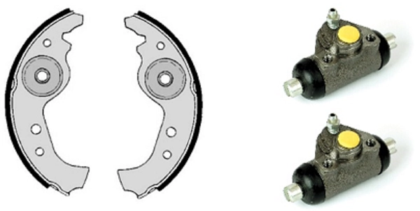 Brake Shoe Set (608.7868)