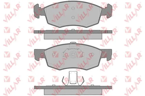 Brake Pad Set, disc brake (626.0756)