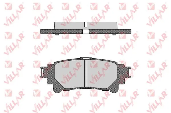 Brake Pad Set, disc brake (626.1693)