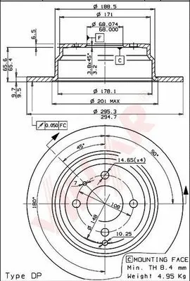 Brake Disc (628.1613)