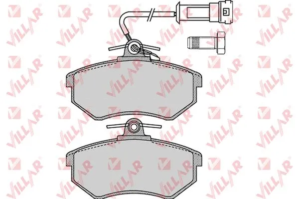 Brake Pad Set, disc brake (626.1137)