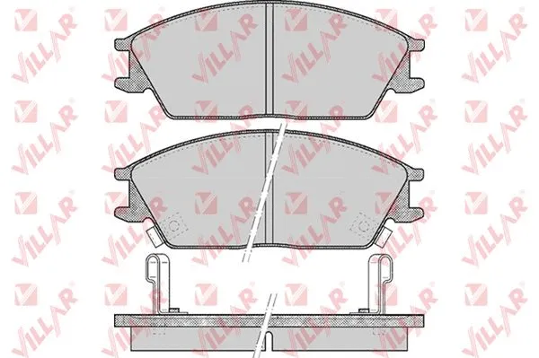 Brake Pad Set, disc brake (626.0542)