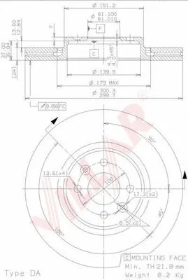 Brake Disc (628.1833)
