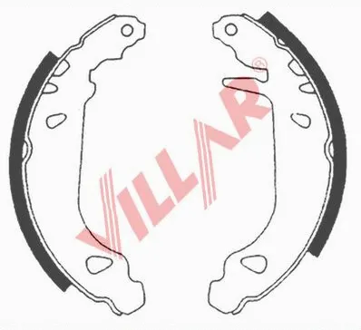 Brake Shoe Set (629.0589)