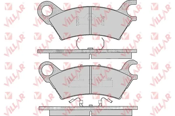 Brake Pad Set, disc brake (626.0370)