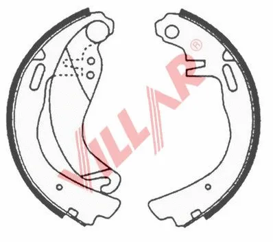 Brake Shoe Set (629.0619)