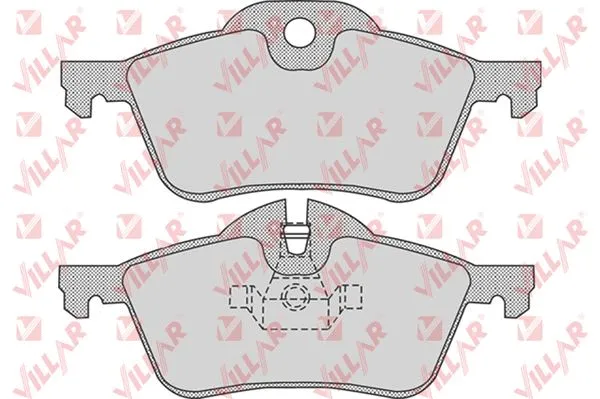 Brake Pad Set, disc brake (626.0851)