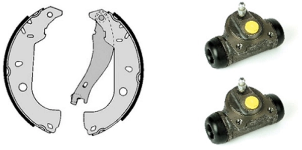 Brake Shoe Set (608.8084)