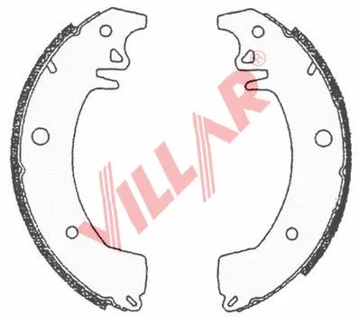 Brake Shoe Set (629.0579)