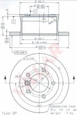 Brake Disc (628.1917)