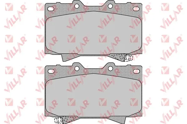 Brake Pad Set, disc brake (626.1050)