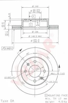 Brake Disc (628.1932)