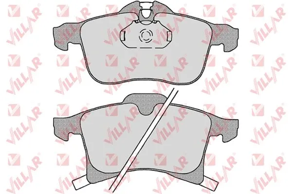Brake Pad Set, disc brake (626.1197)